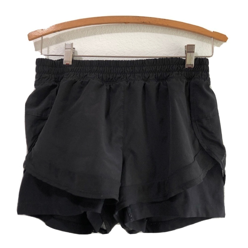 Mpg Size M Black 2 Layer Running Shorts - image 5